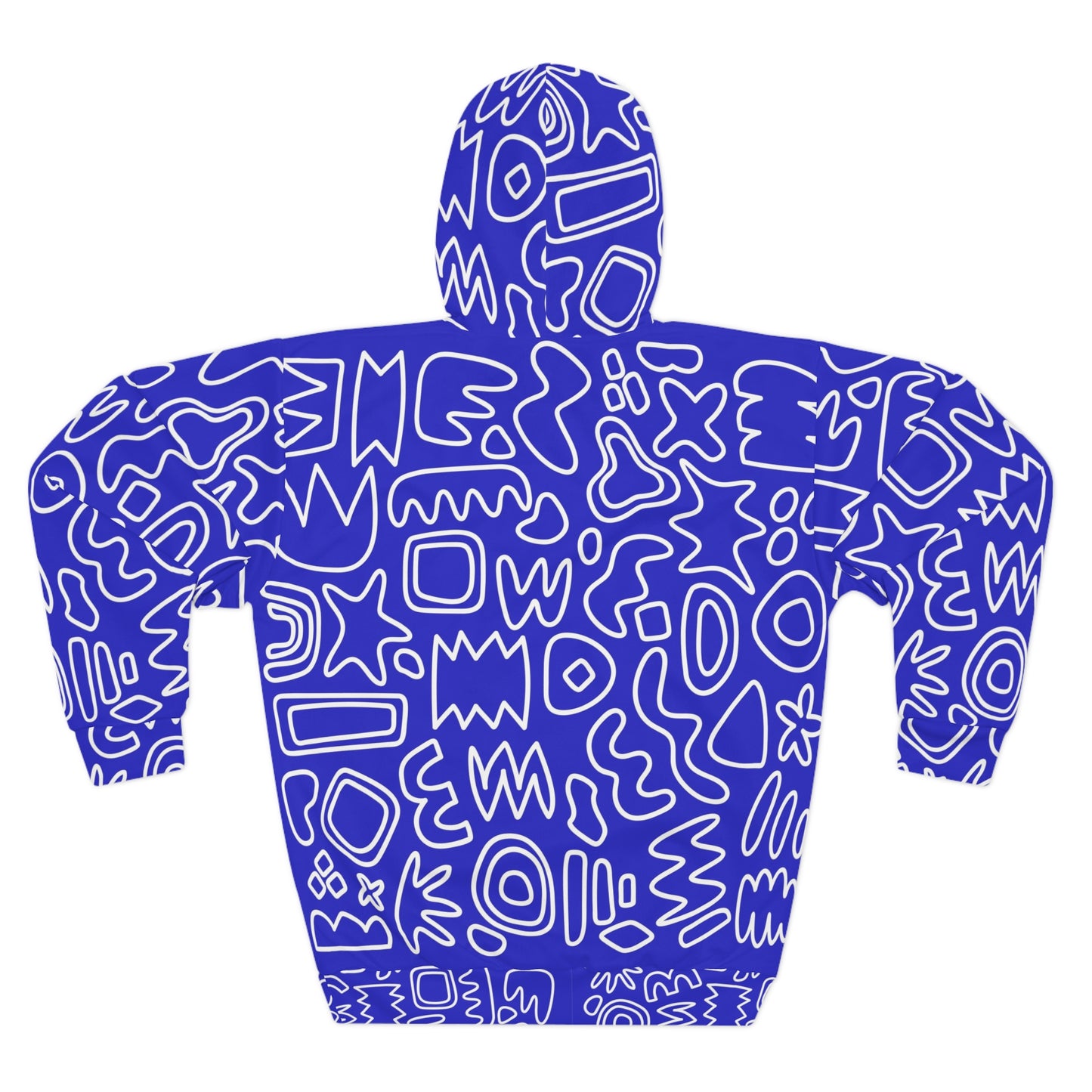 Blue Blurred Vision Hoodie