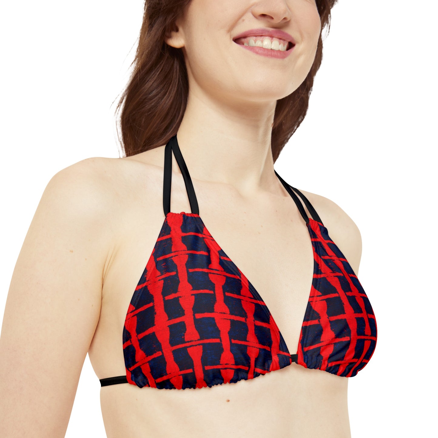 Strappy Triangle Bikini Top by Zeus Prosper Summer Collection Ltd.π