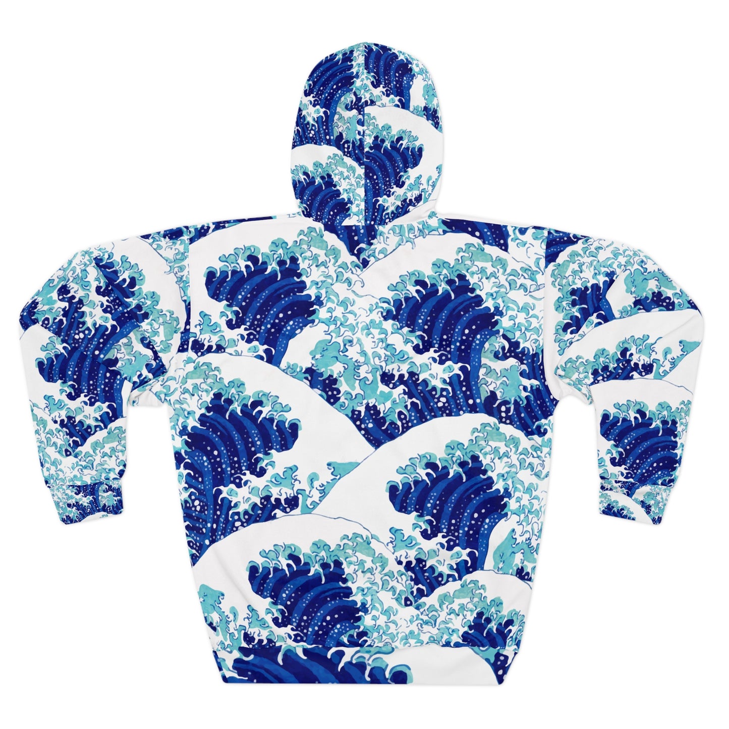 Waves Pullover Hoodie - Relaxing Ocean Design
