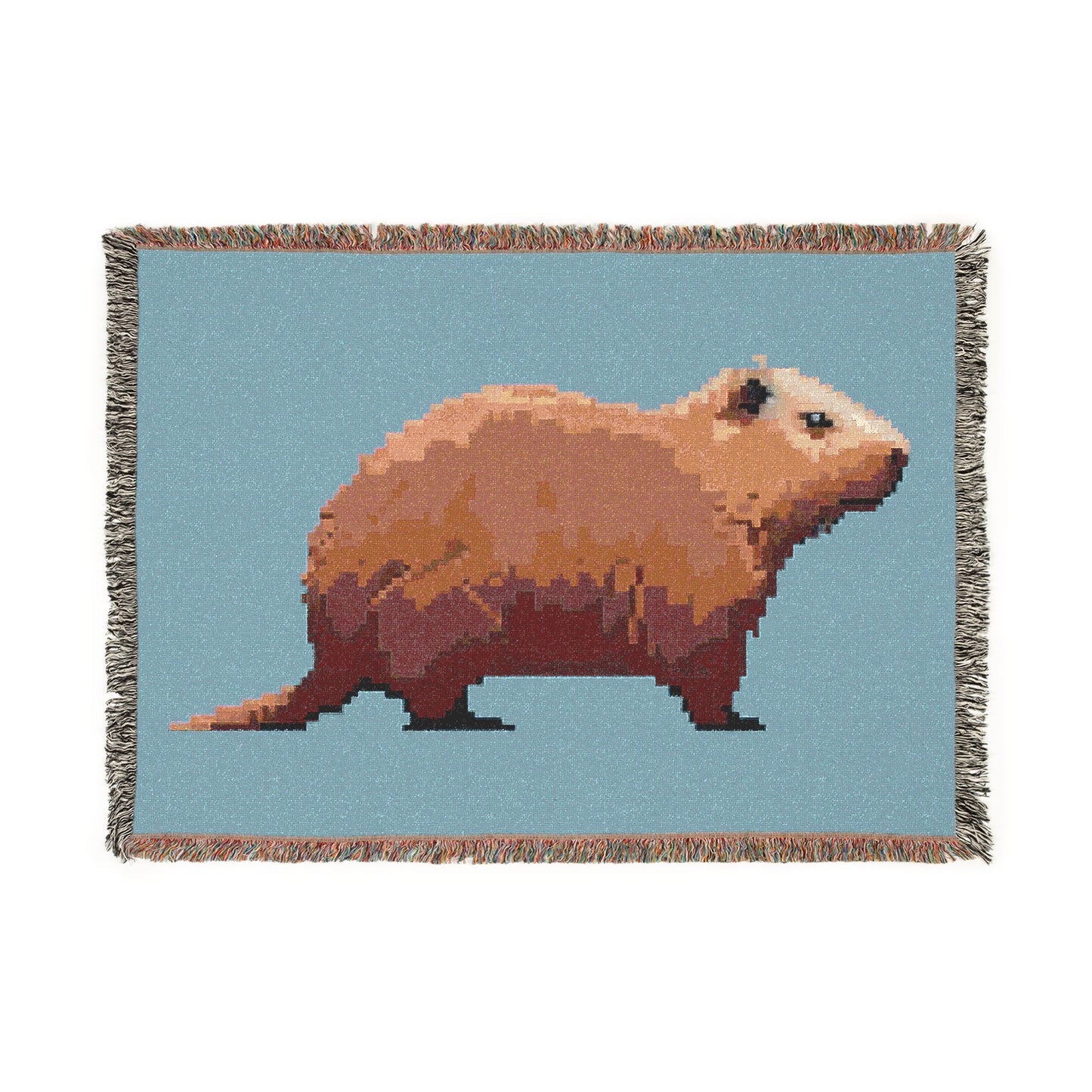 Capybara Woven Blanket