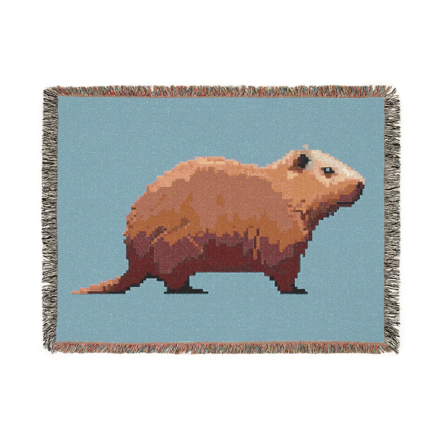 Capybara Woven Blanket
