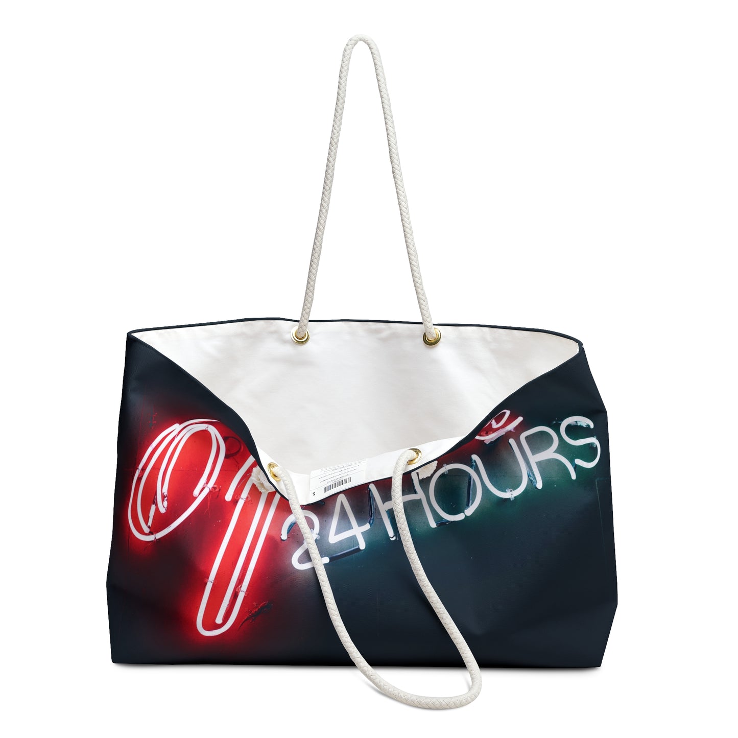 Open 24 hours Weekender Bag by Zeus Prosper Summer Collection Ltd.