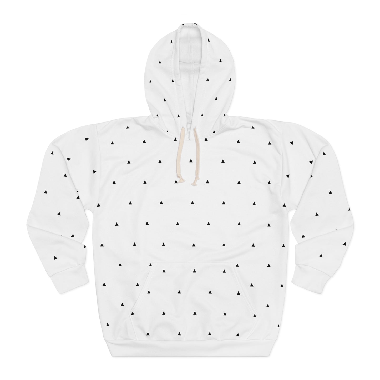 Triangle Pullover Hoodie - Geometric Design