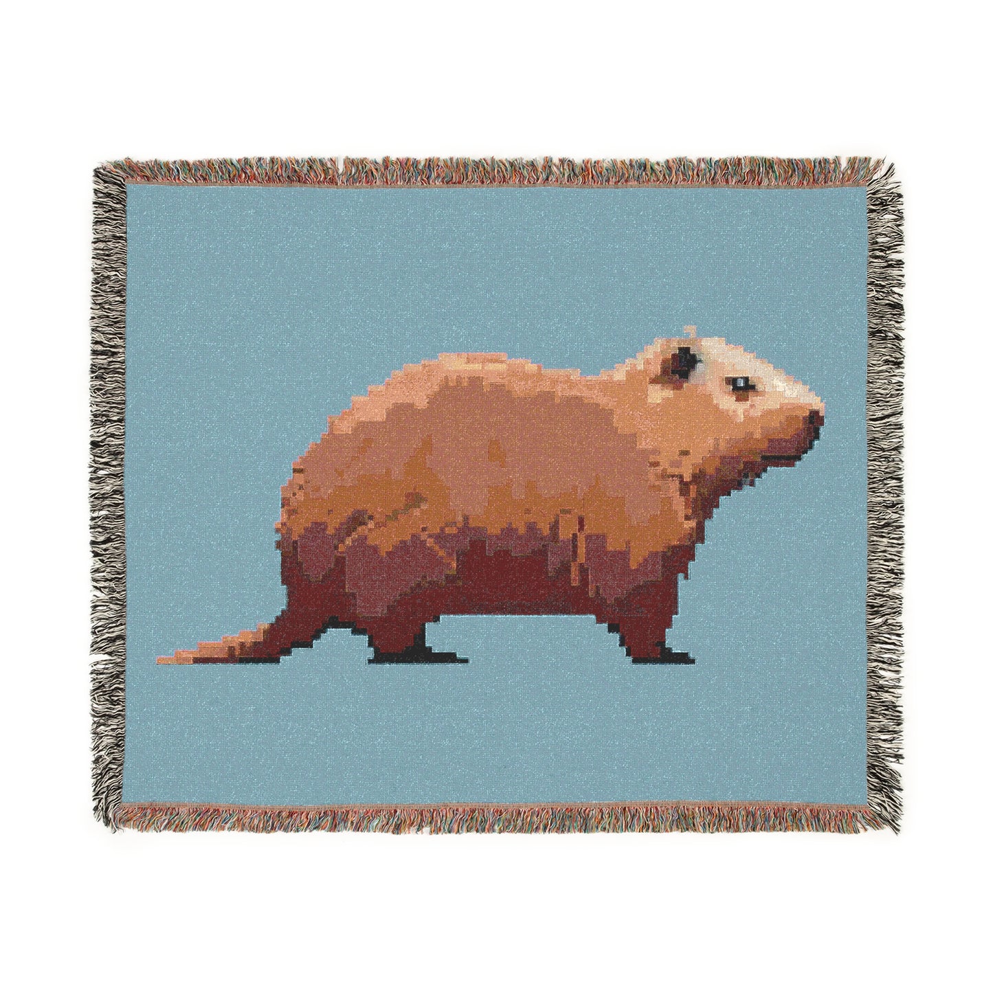 Capybara Woven Blanket