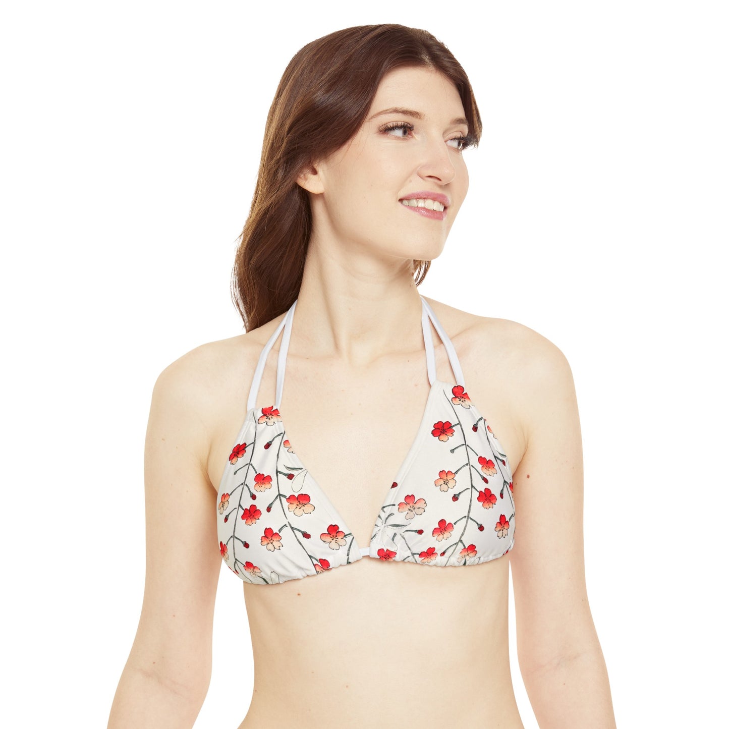 Red Flower Print Zeus Prosper Summer Collection Ltd. Bikini Set🌹