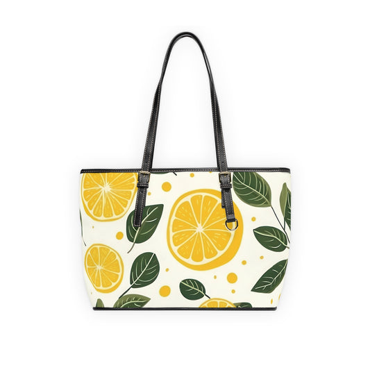 Lemon Leather Shoulder Bag