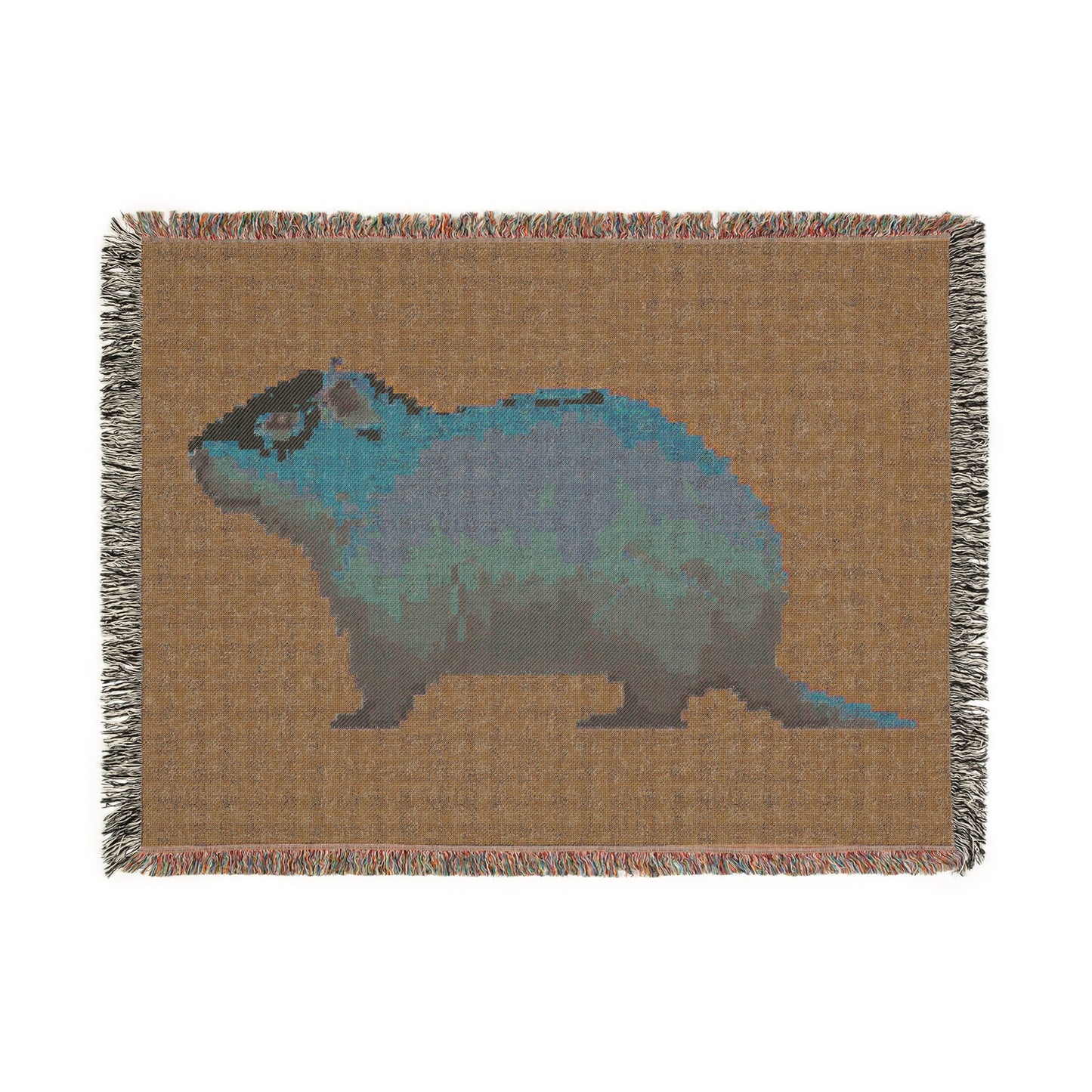 Capybara Woven Blanket