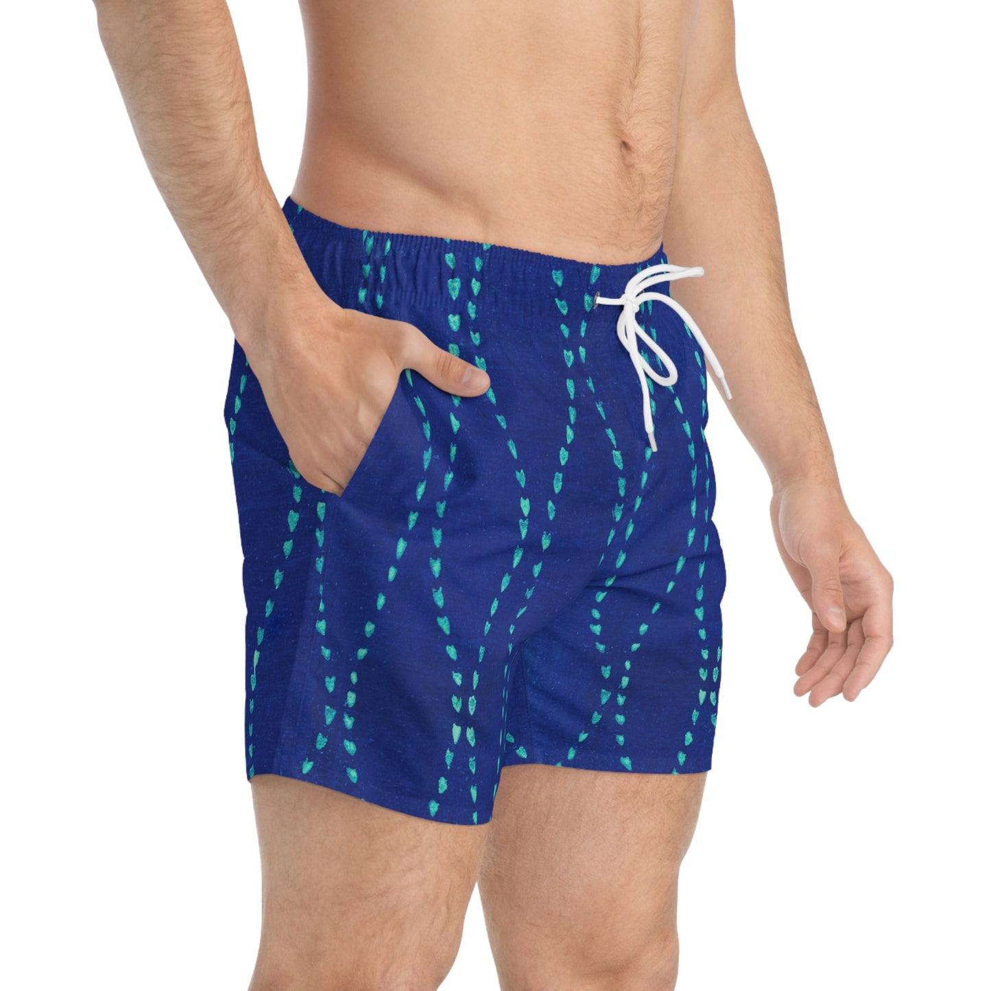 Blue Swim Shorts by Zeus Prosper Summer Collection Ltd.