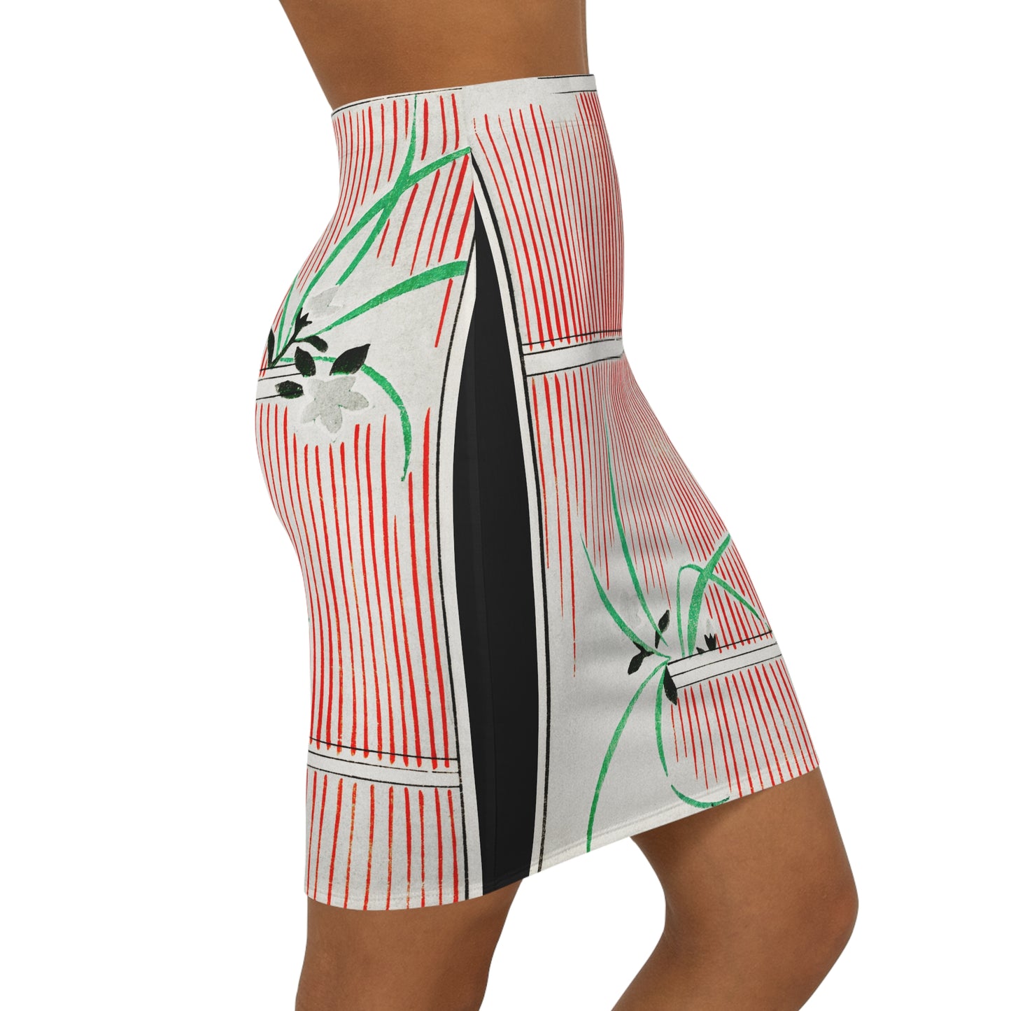 A Pop of Color Women's Mid-Waist Pencil Skirt By Zeus Prosper Summer Collection Ltd. 🏖️