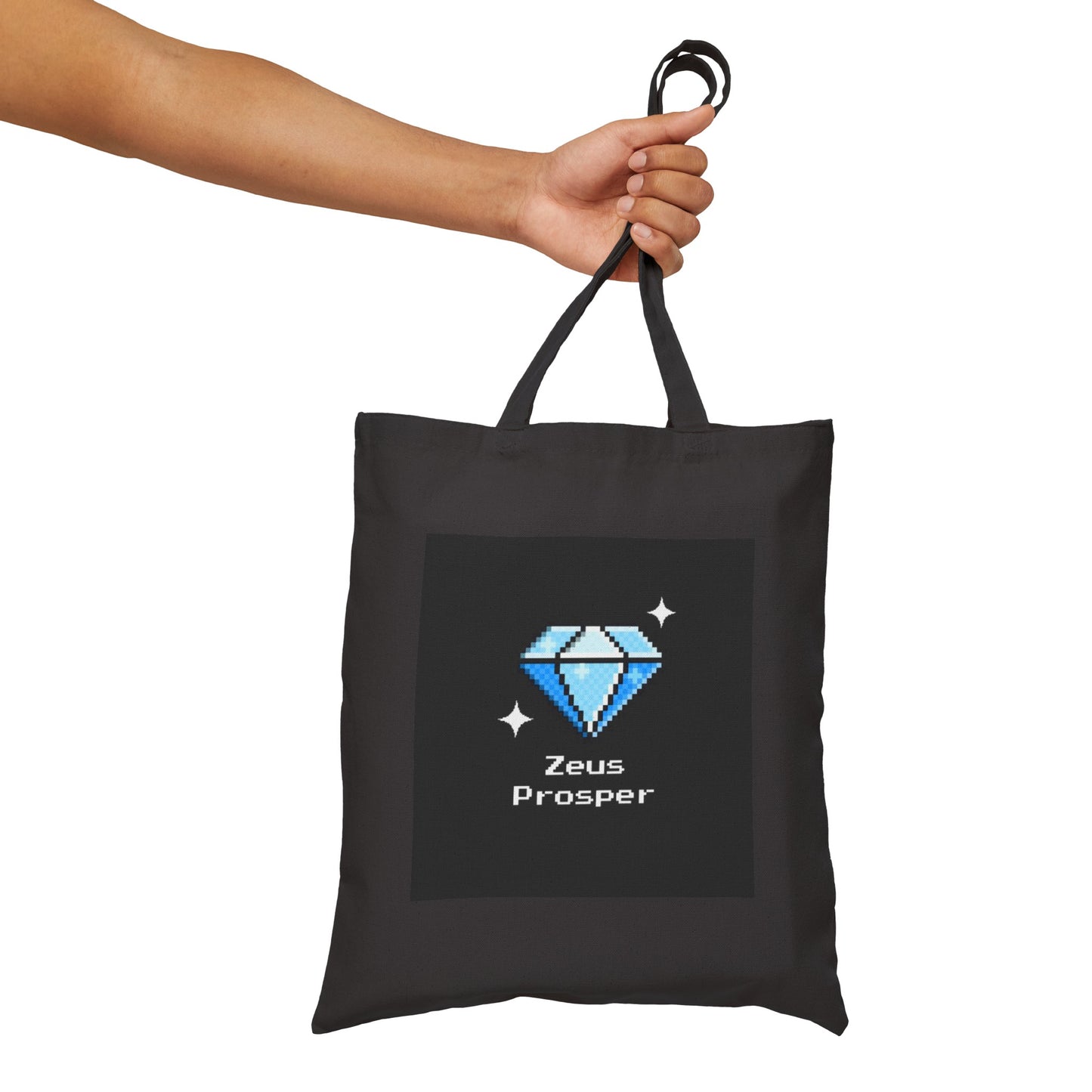 Y2K Zeus Prosper Cotton Canvas Tote Bag