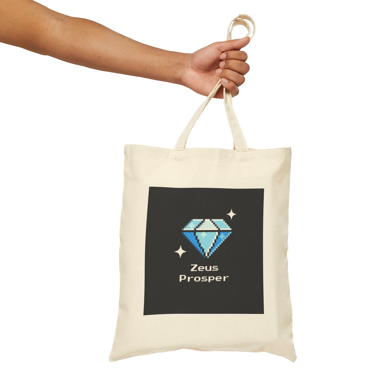 Y2K Zeus Prosper Cotton Canvas Tote Bag