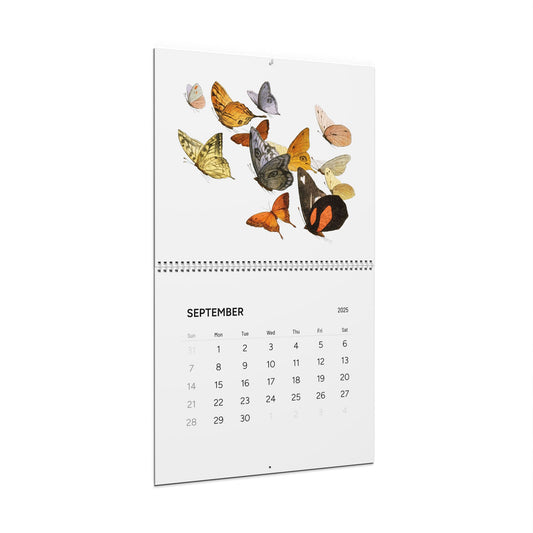 Butterfly Wall Calendar (2025)