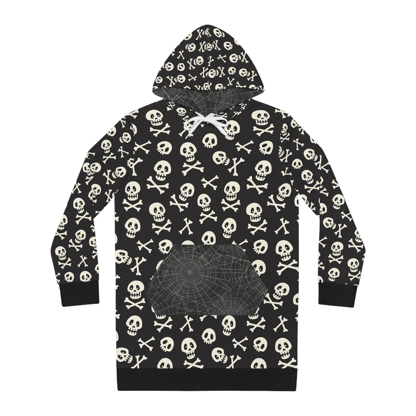 Cozy Skulls Hoodie Dress