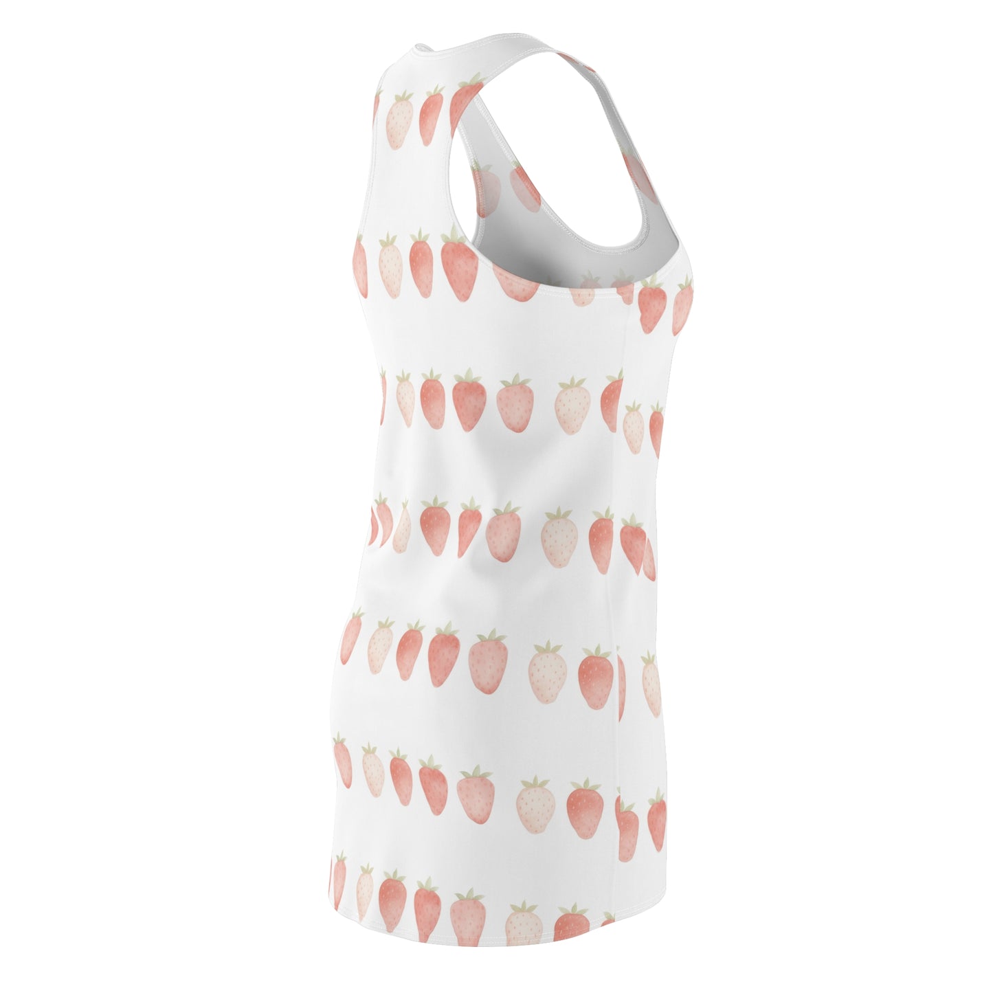 White Strawberry Summer Collection Ltd. Zeus Prosper Women's Cut & Sew Racerback Dress 🍓🏖️
