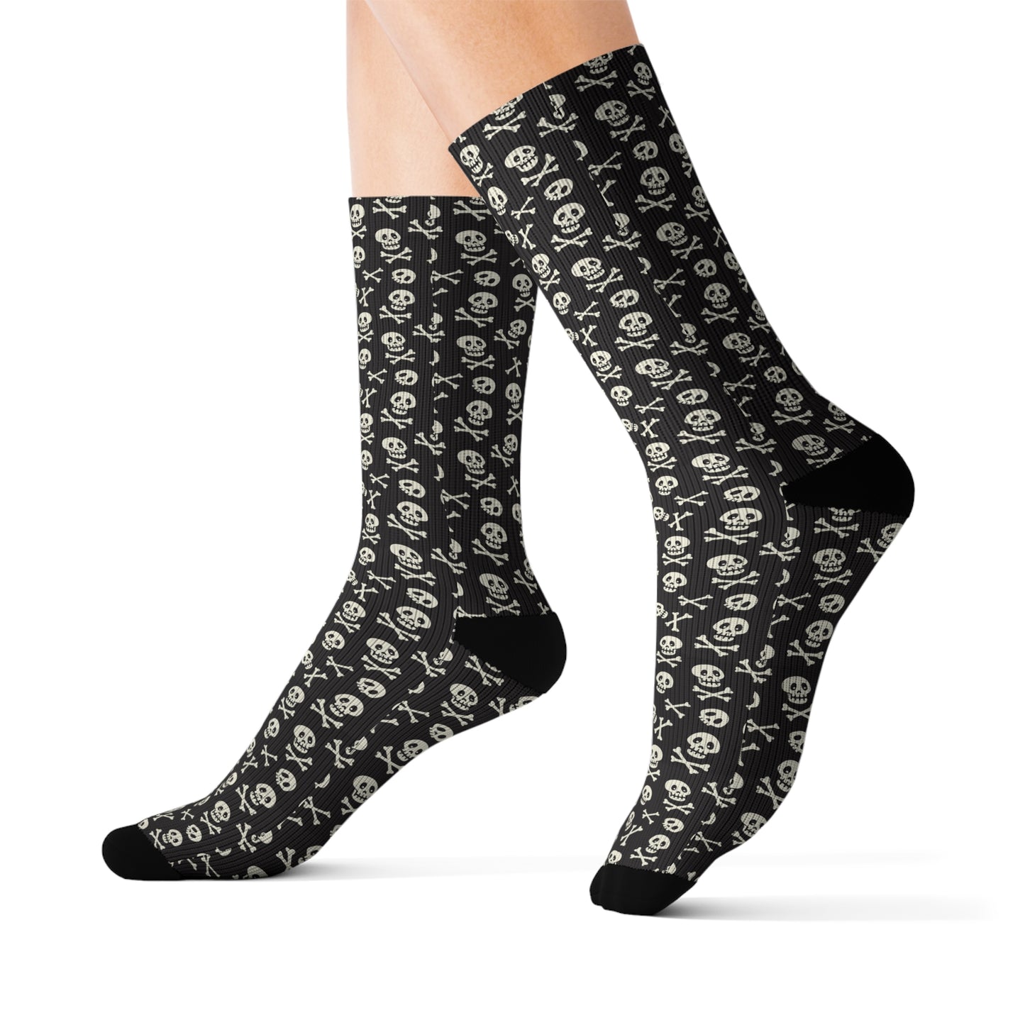 Skulls and Bones Halloween Socks