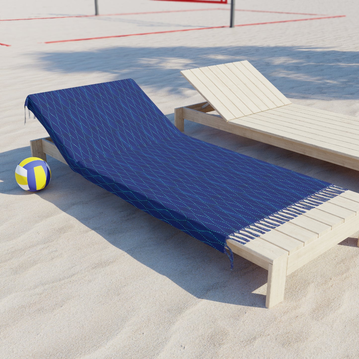 Blue Pattern Boho Beach Cloth Zeus Prosper Summer Collection Ltd. 🏖️