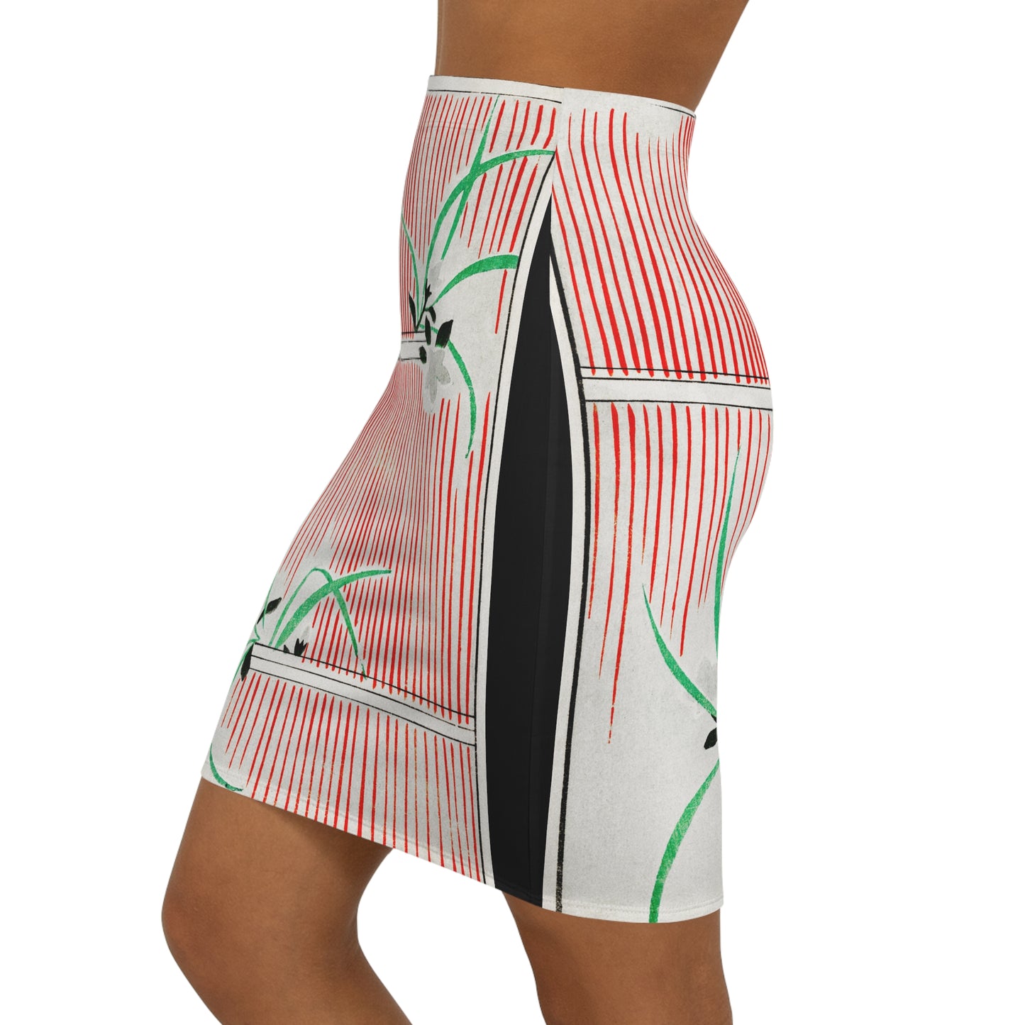 A Pop of Color Women's Mid-Waist Pencil Skirt By Zeus Prosper Summer Collection Ltd. 🏖️