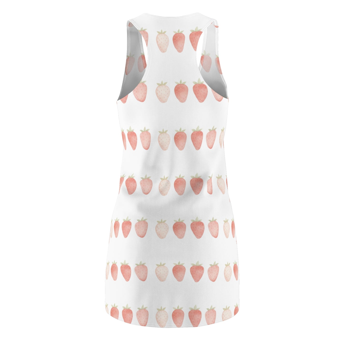White Strawberry Summer Collection Ltd. Zeus Prosper Women's Cut & Sew Racerback Dress 🍓🏖️