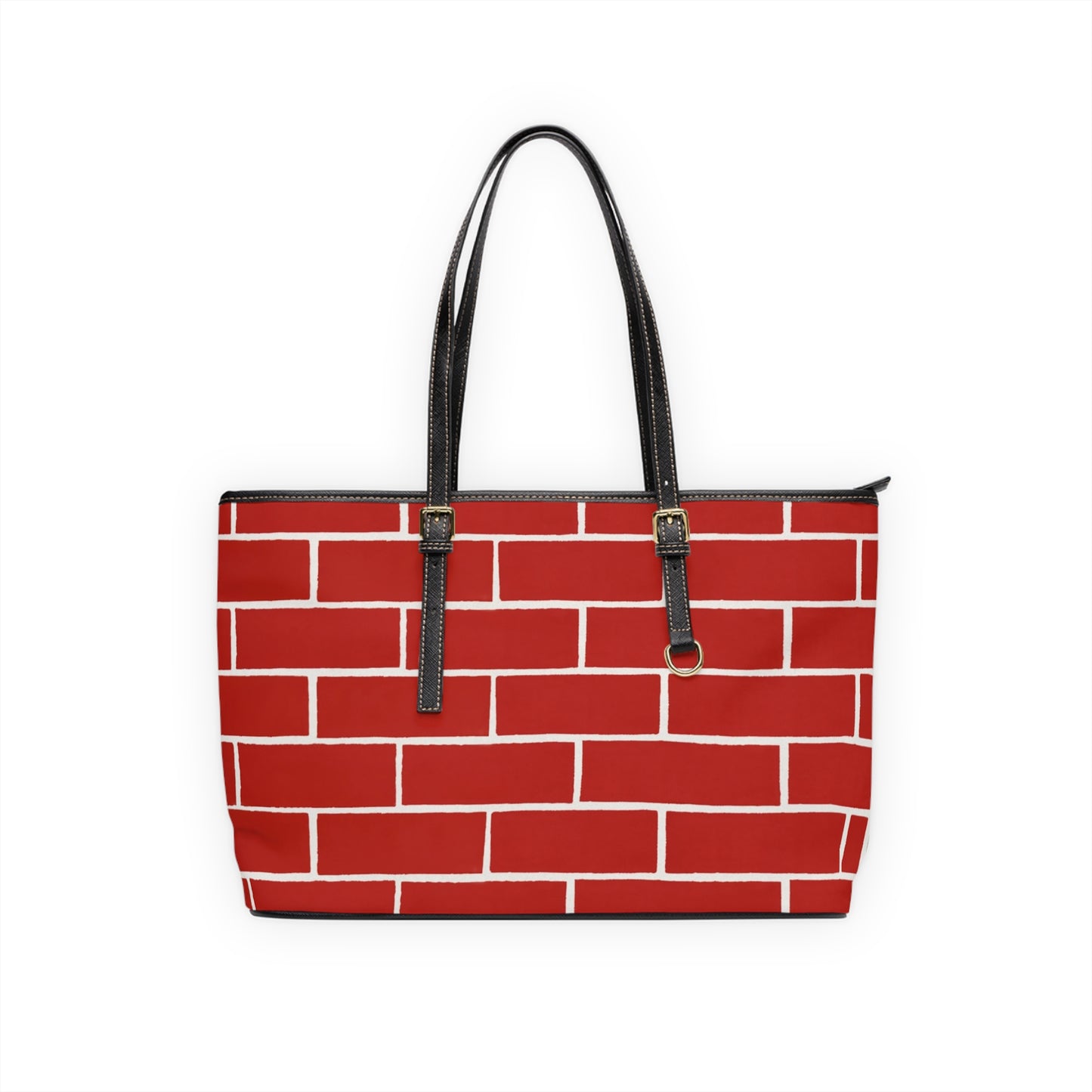 Leather Shoulder Bag - Brick's
