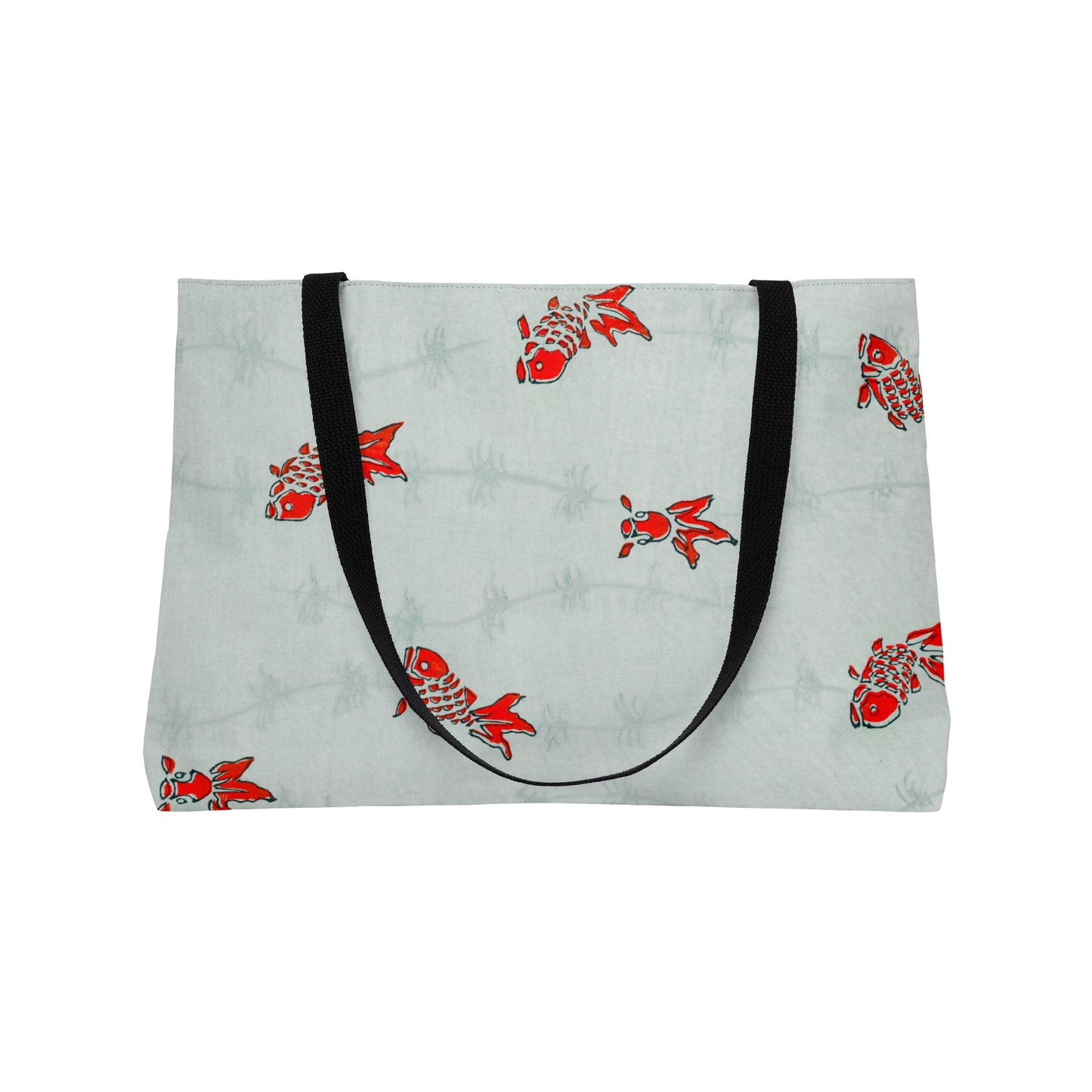 Red Goldfish Zeus Prosper Summer Collection Ltd. Weekender Tote Bag 🎒🏖️
