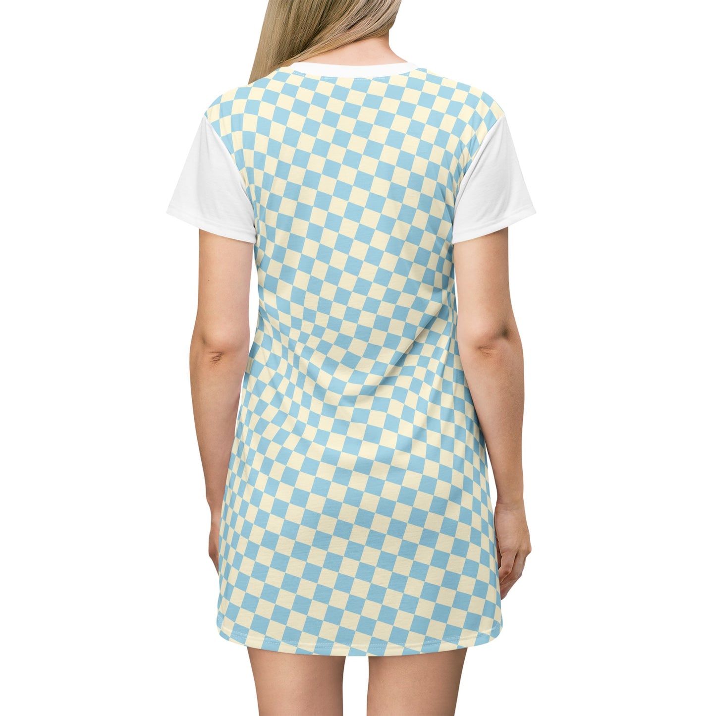 Checkered Party Y2K Summer Collection Ltd. Zeus Prosper T-Shirt Dress