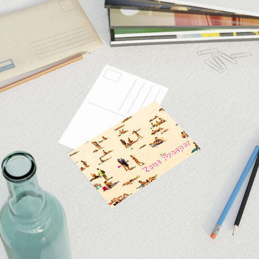 Zeus Prosper Summer Travel Postcards - Y2K Collection (10pcs)