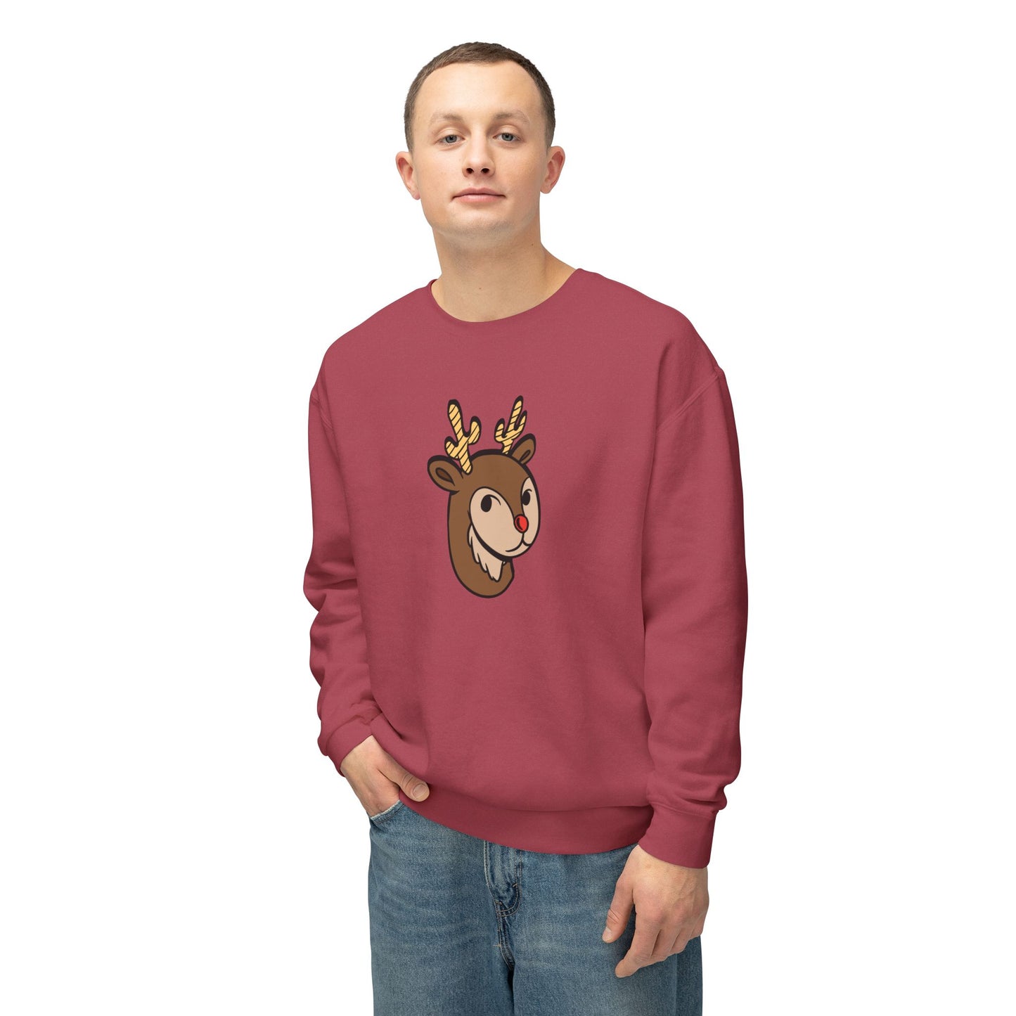 Christmas - Red Nose Reindeer Sweatshirt