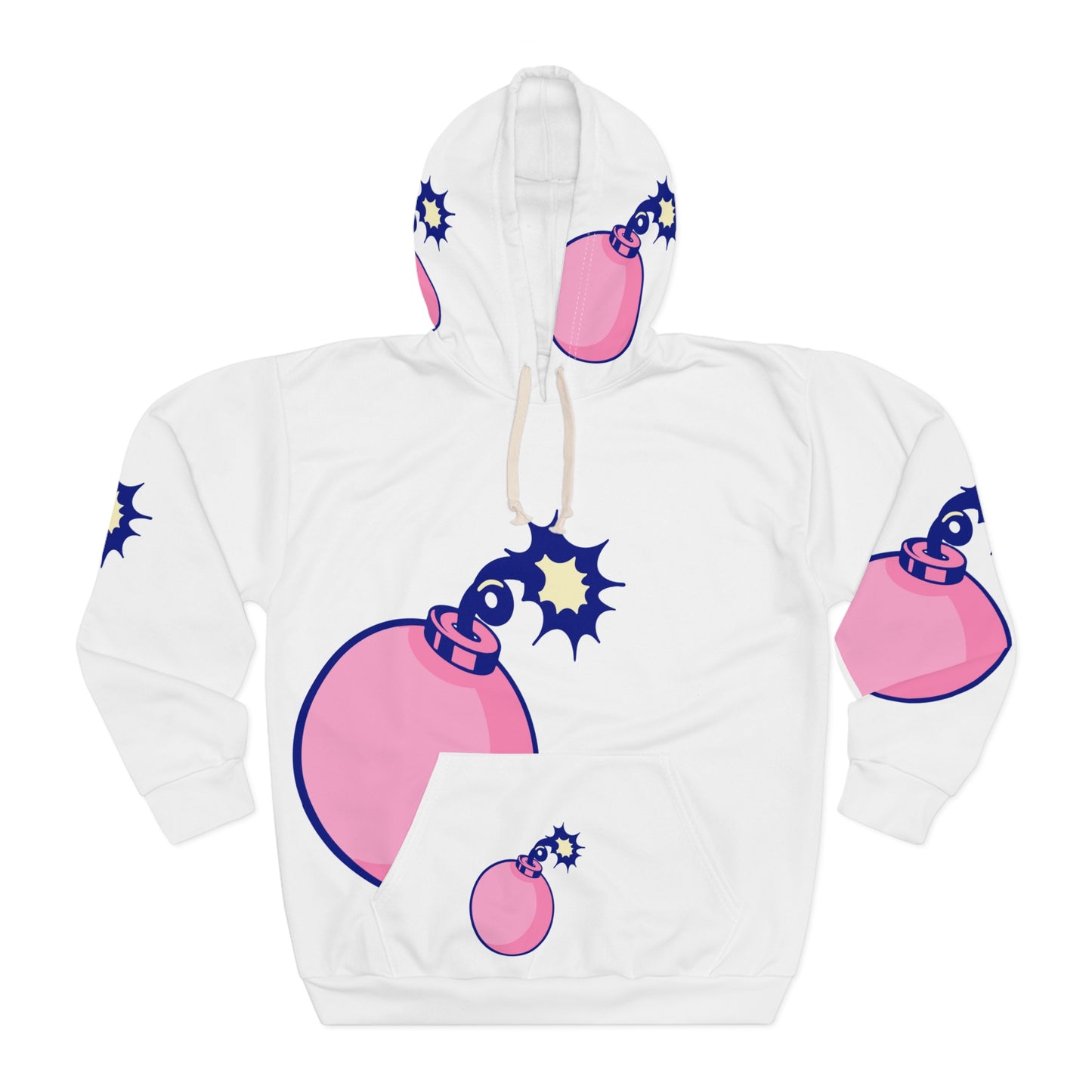 Bomb Hoodie Pullover no cuffs