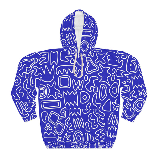 Blue Blurred Vision Hoodie