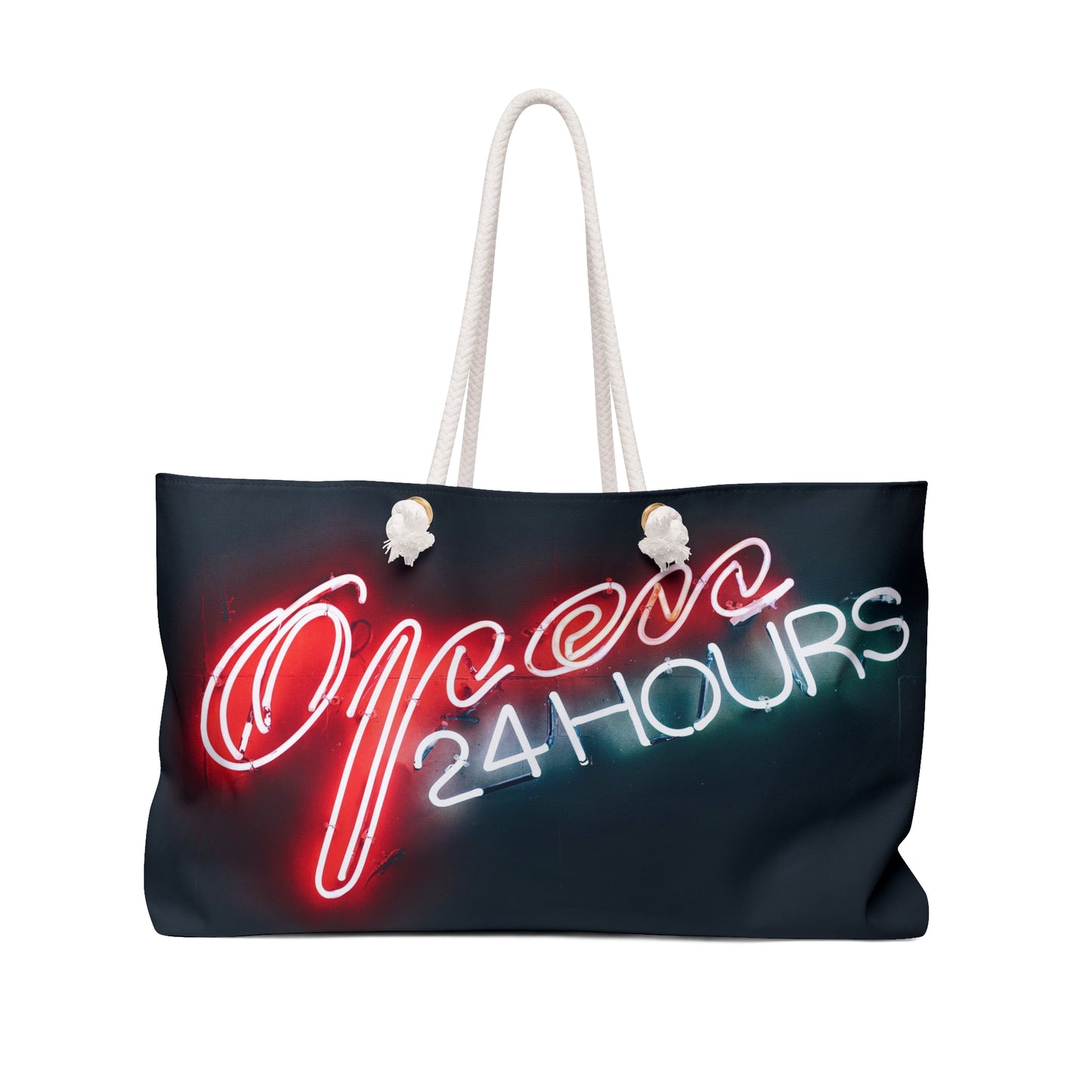 Open 24 hours Weekender Bag by Zeus Prosper Summer Collection Ltd.